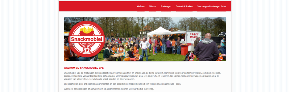 Snackmobile Epe website design
