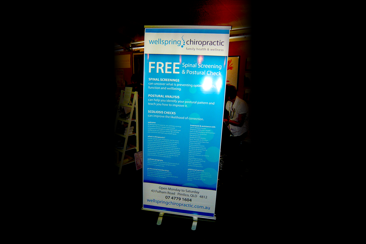 Wellspring Chiropractic Banner Design